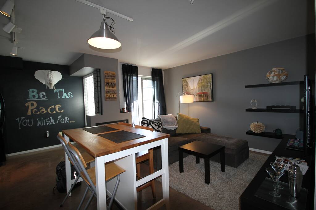 Living dining area