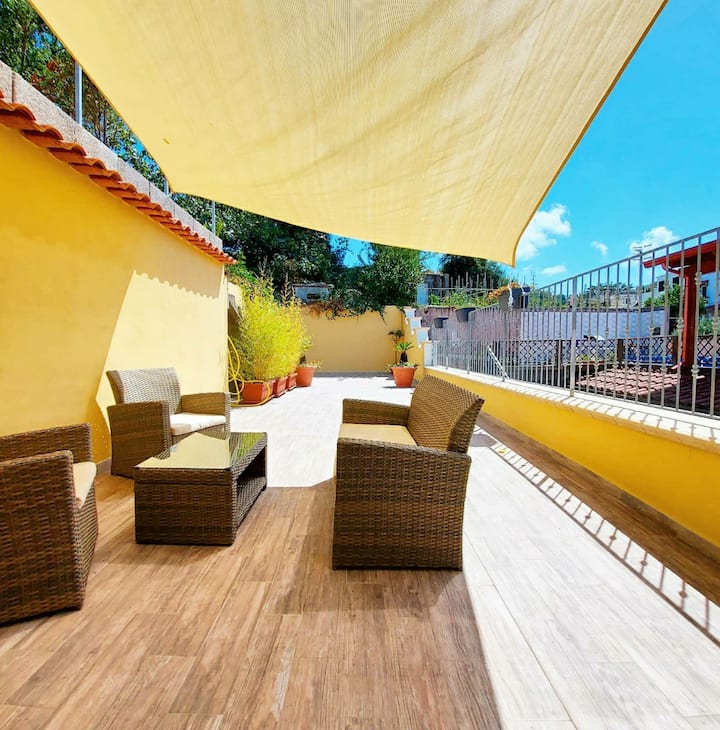 "Aenaria"• [Ampio Terrazzo Relax]• (10'min Mare) - Ischia