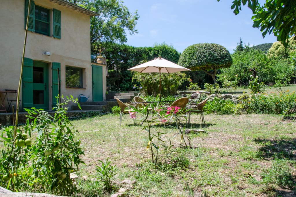 Coin jardin près de la cuisine