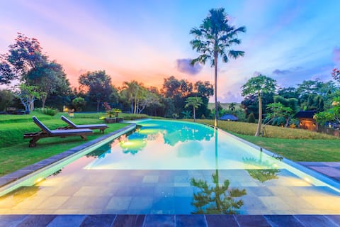 2 bedroom rice terrace view private villa w/ pool