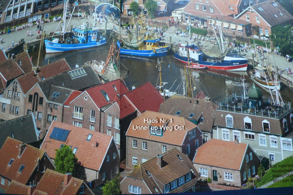 Lage des Hauses von oben.