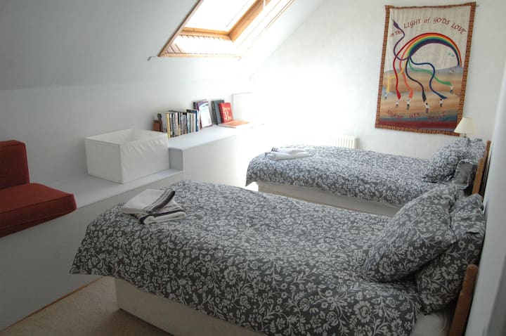 Chambre avec lits jumeaux