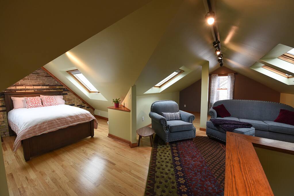Swanky loft.