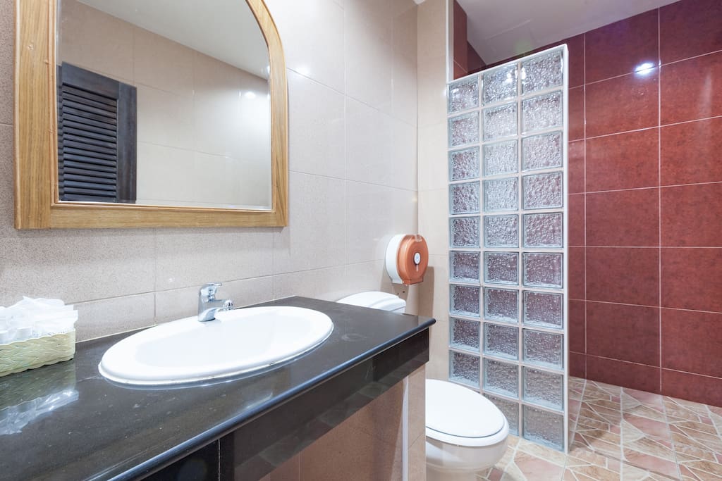 Spacious Bathrooms