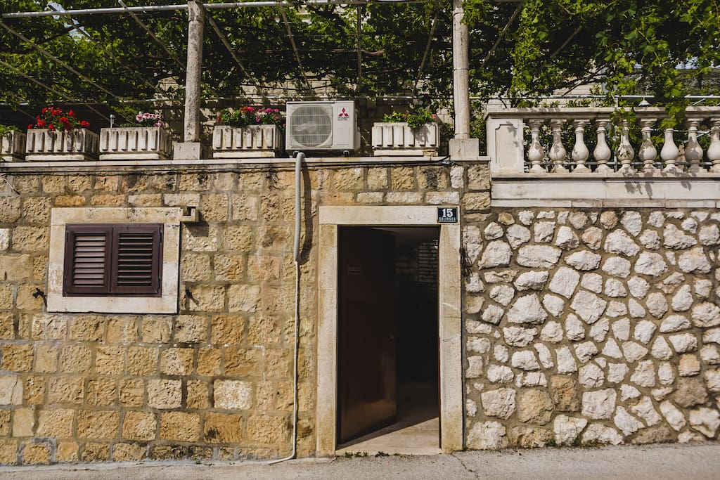 Entrance to the house
