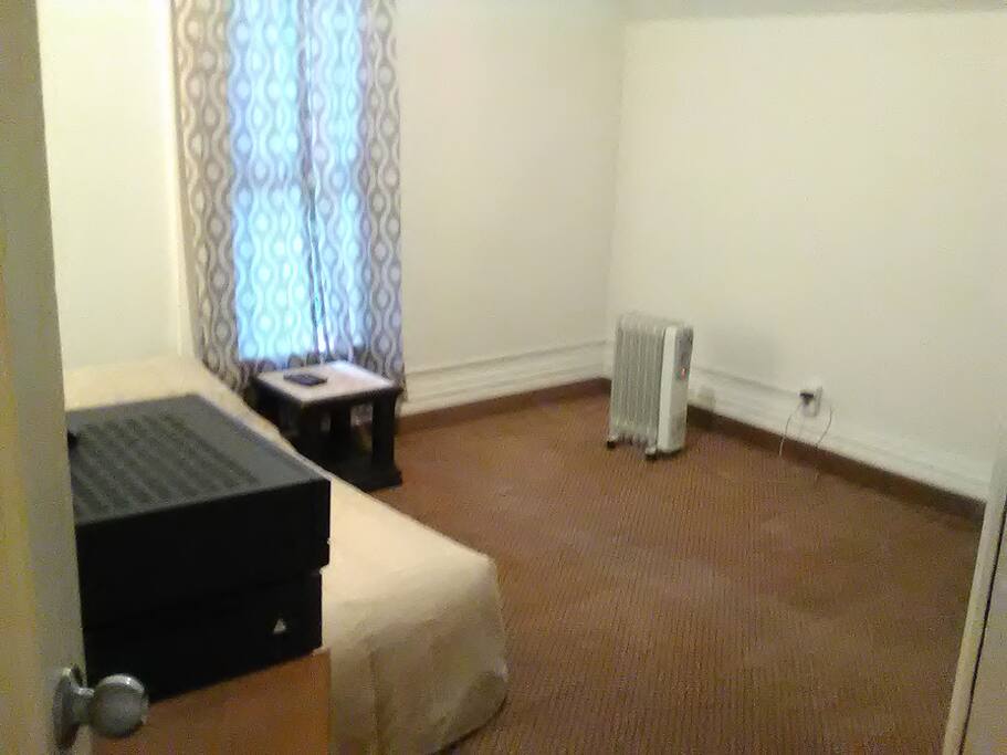 Looking into the room