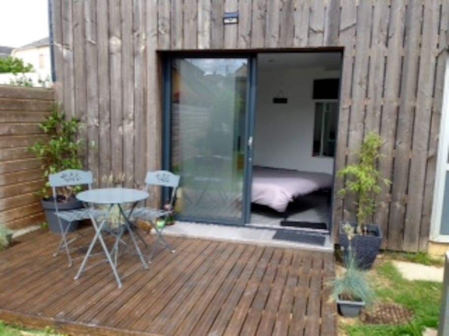terrasse aménagée