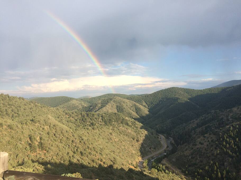Clear creek view from Yoga room