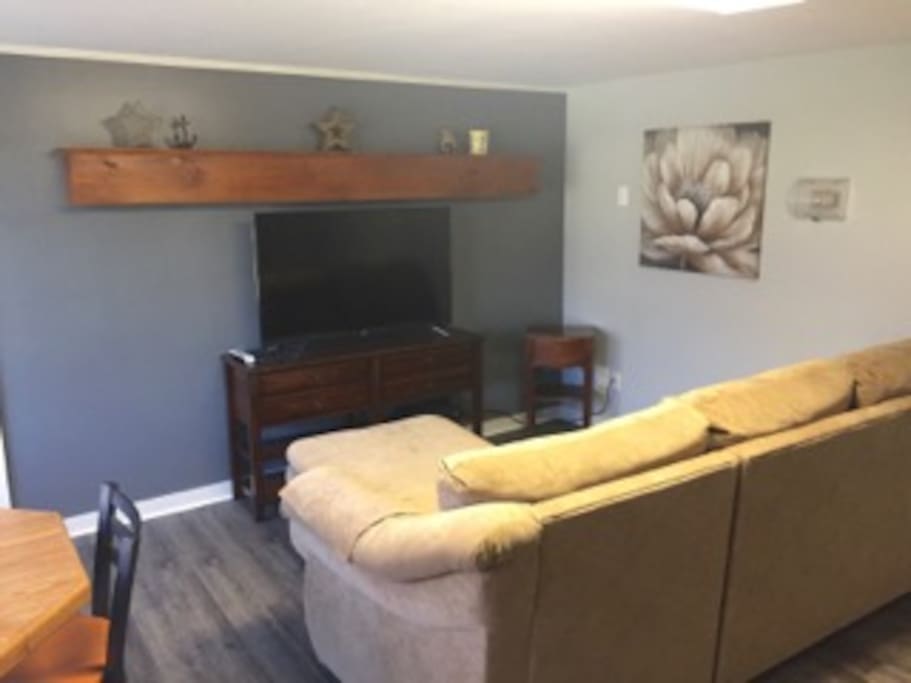 Kitchen and Living room