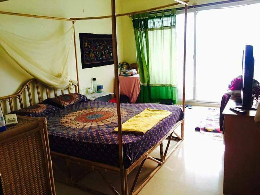 One of the bedrooms