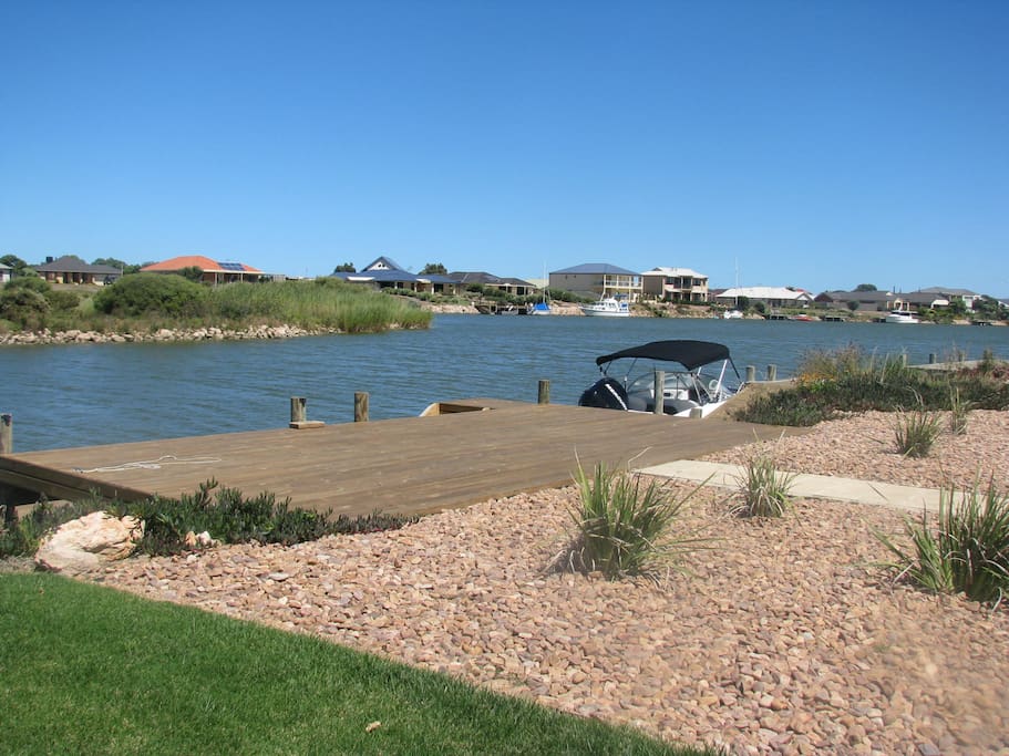 Private large jetty for fishing, boating, jetski or canoe