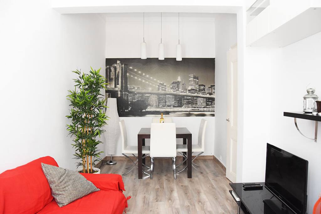 Bright living room