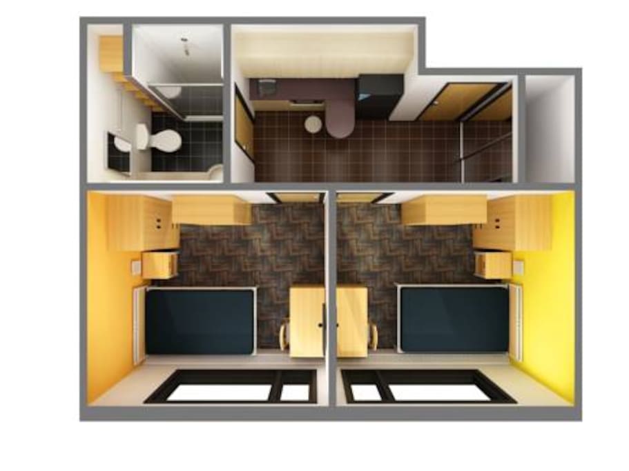 layout of apartment