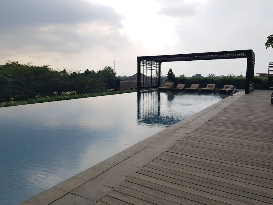 the pool