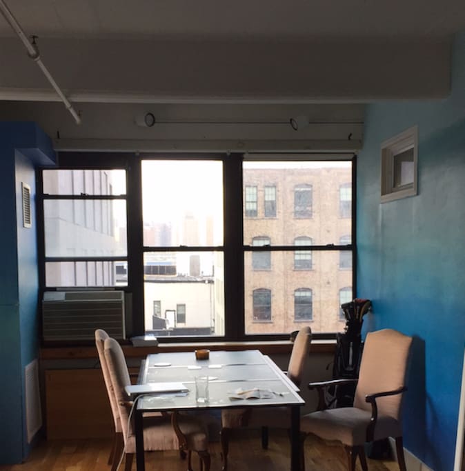 The dining room table