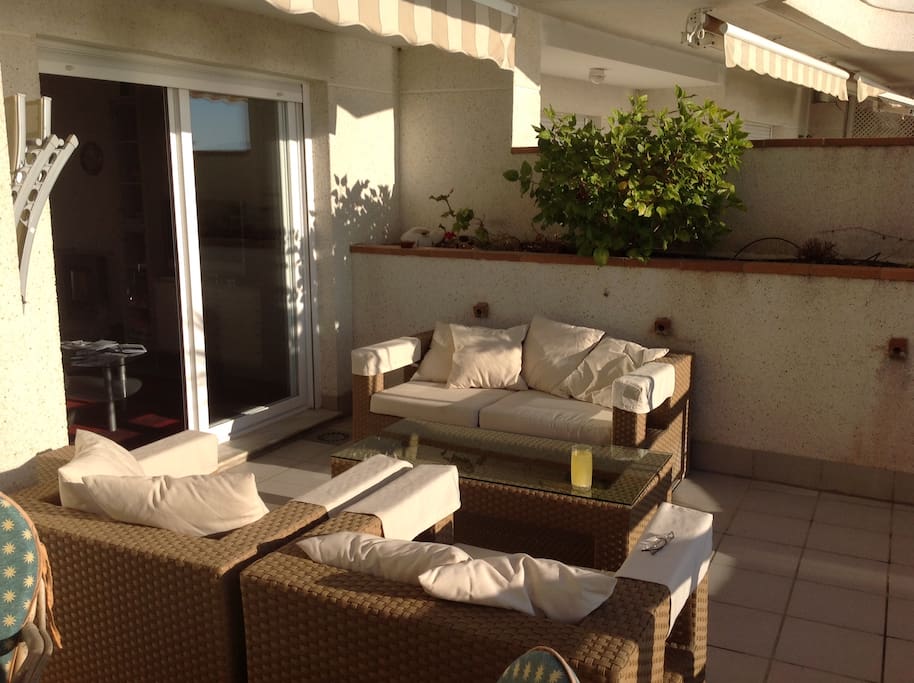 Front terrace