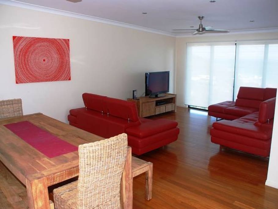 Upstairs living