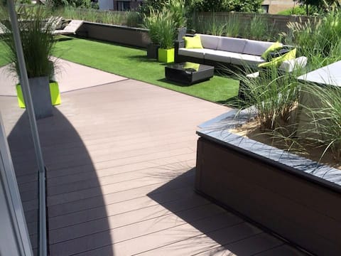 Spacious 2 bedroom garden & wellness appartment