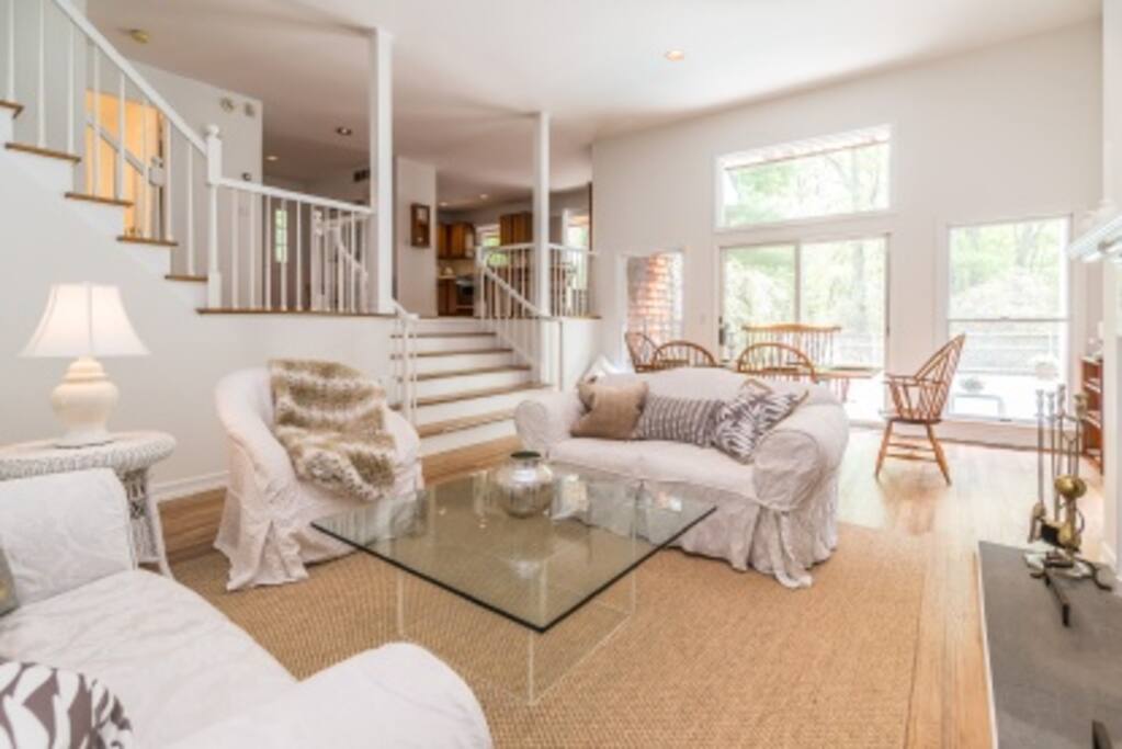 sunken living room