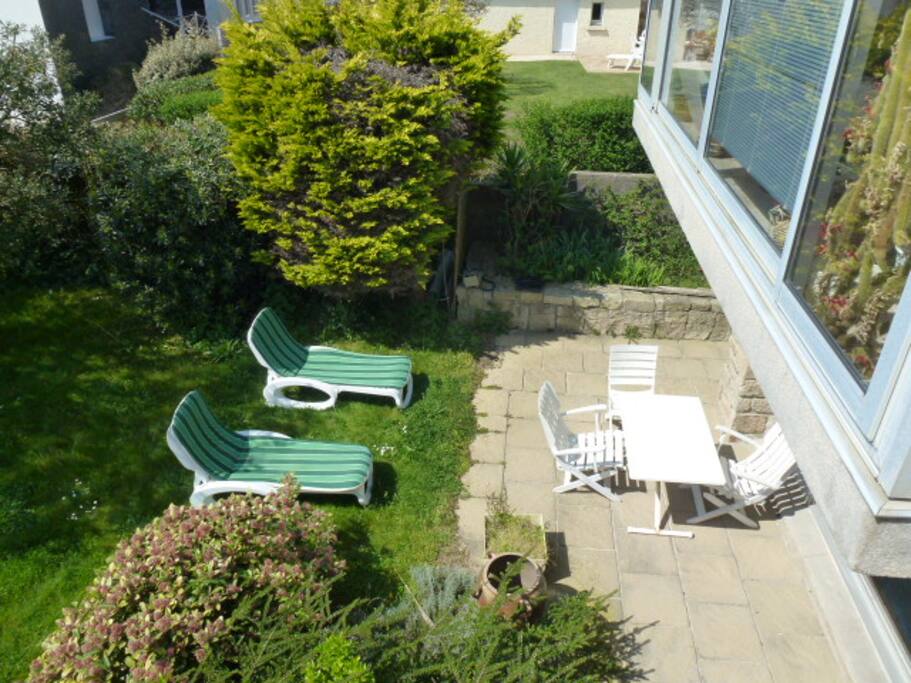 la terrasse du jardin