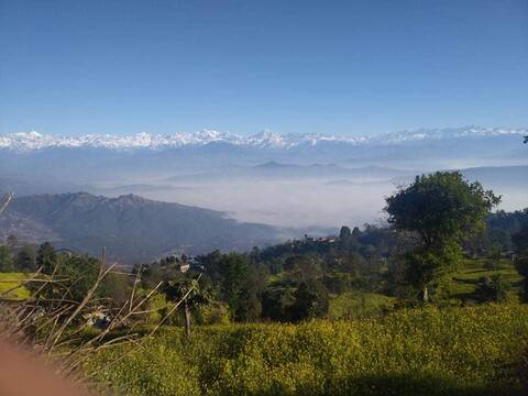 Beautiful himalayan range view.