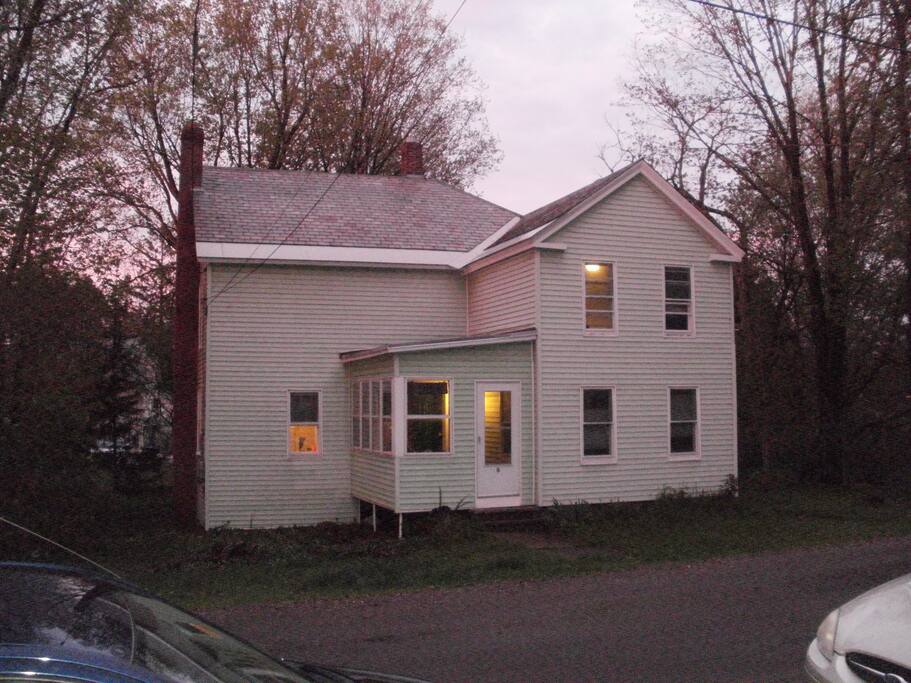 It's an 1850s house on an unpaved lane - a bit of the country in town.