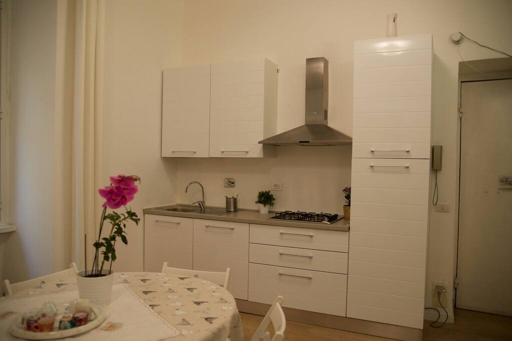Kitchen and living room