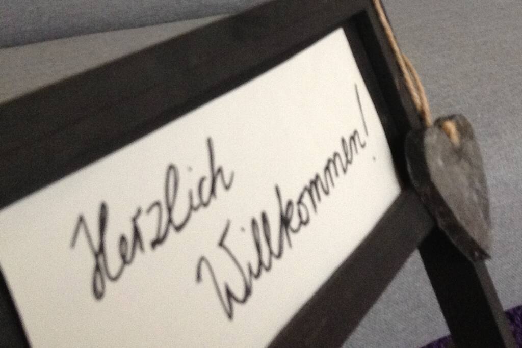 Wir heißen unsere Gäste Herzlich Willkommen
