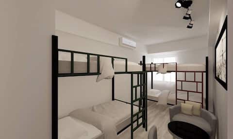 1 Bed in 4 Beds Female Dorm