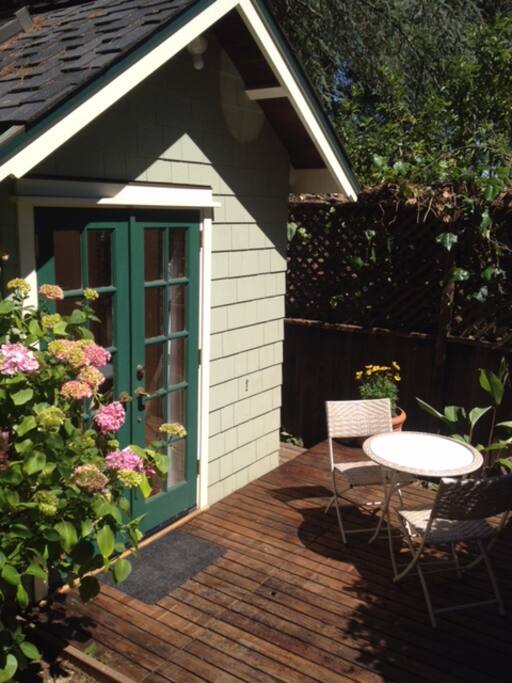 Tiny House Entrance & Deck