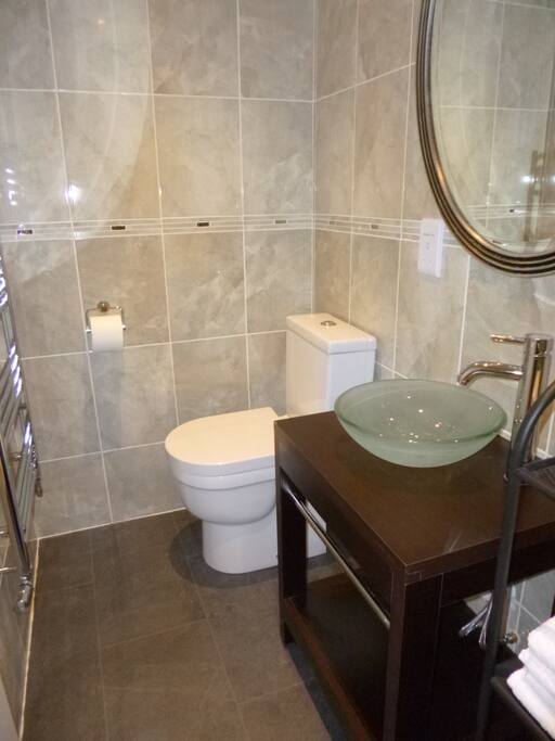 Recently refurbished shower room