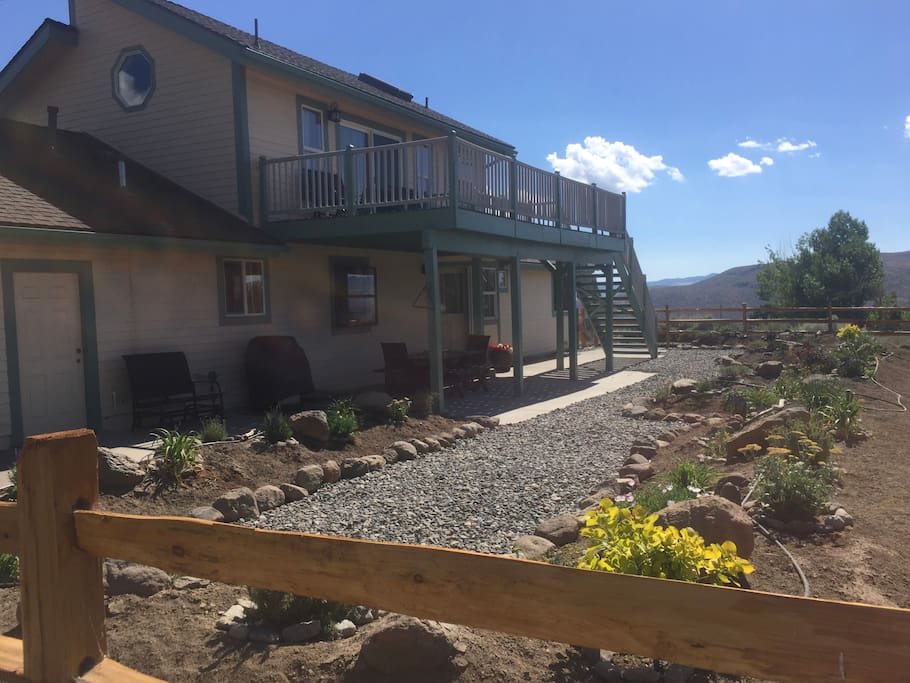 Back of property