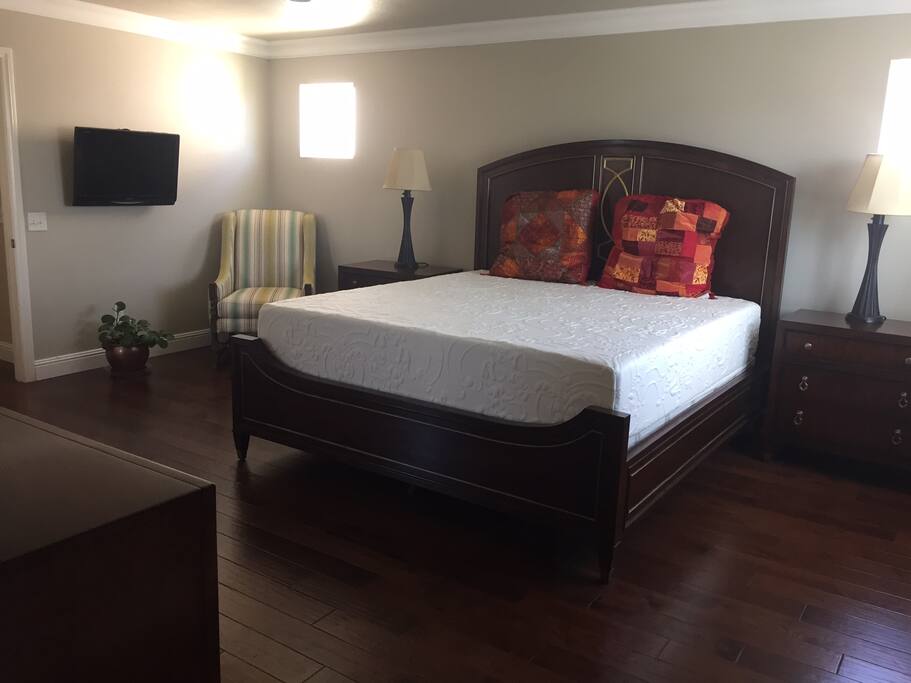 Master suite with private living area