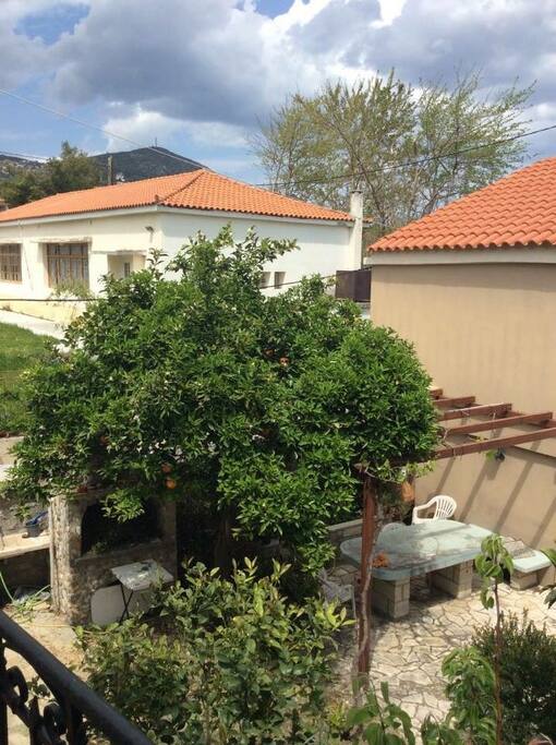 The view from the balcony.