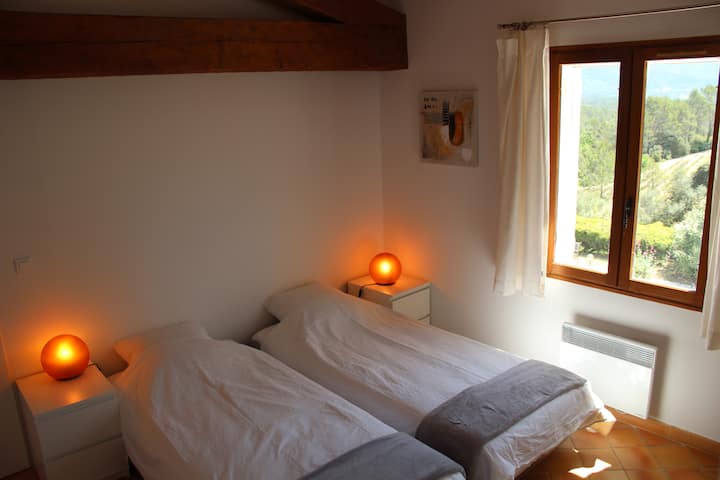Chambre 3 étage (2 lits jumeaux joignables)