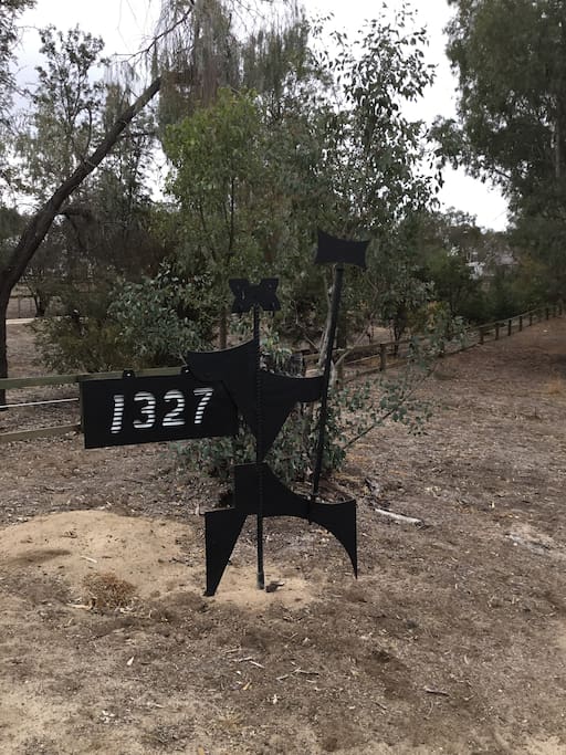 Warrior man guarding our gate