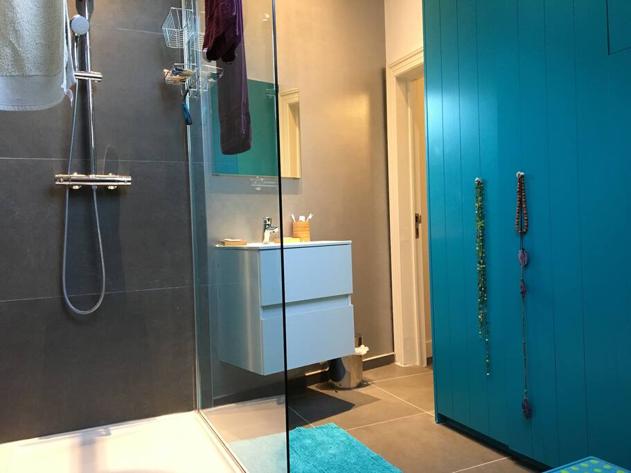 La salle de bains (douche)