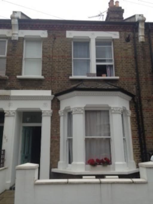 Front view of the house