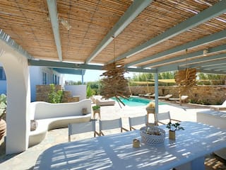 Seaside Naxos • 3 Villas • 11BDR • Pool • Sleeps28