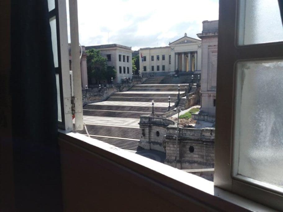 view to Havana University