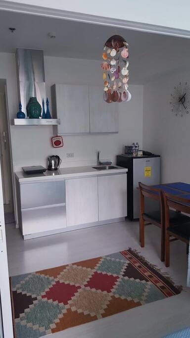 kitchen and dining