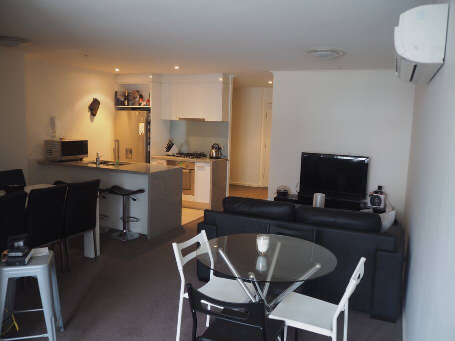 Overview of living area.