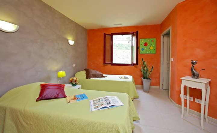 spavaća soba 3, kreveti za jednu osobu na katu