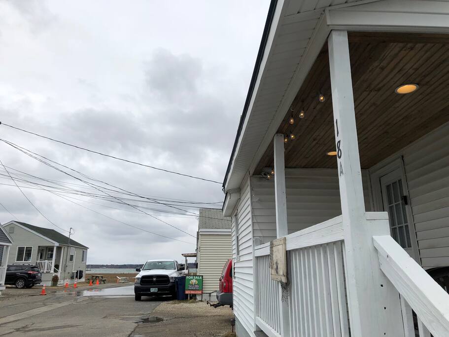 Exterior of Unit w/Covered Porch & Marsh Views