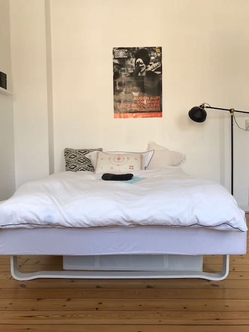 Comfortable bed for two