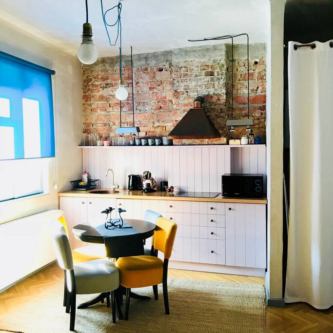 Kitchen and dining area