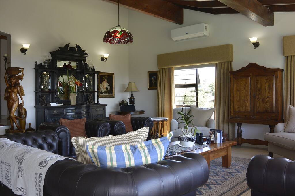 Upstairs lounge in main house