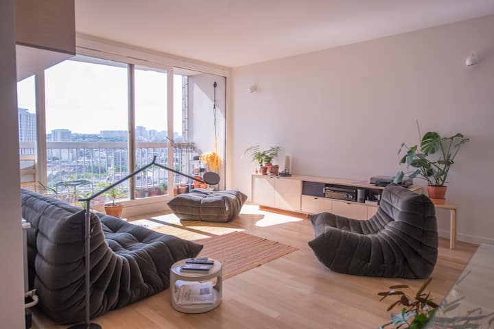 Appartement d'architecte avec vue sur tout Paris - Flats for Rent in Paris, Île-de-France, France