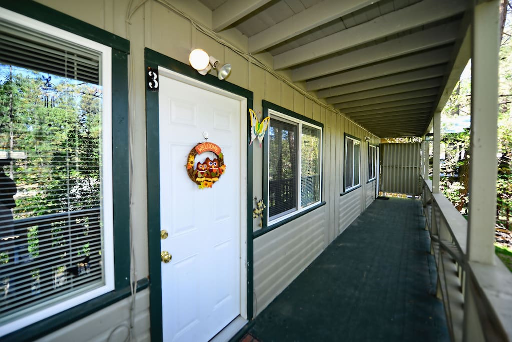 Welcoming front door