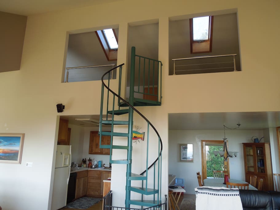 Stairs to loft